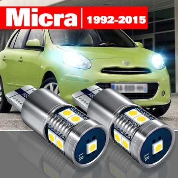 Pre Nissan Micra 1992-2015 Príslušenstvo 2ks LED Parkovacie svetlá Vzdialenosť na Čítanie 2005 2006 2007 2008 2009 2010 2011 2012 2013 2014