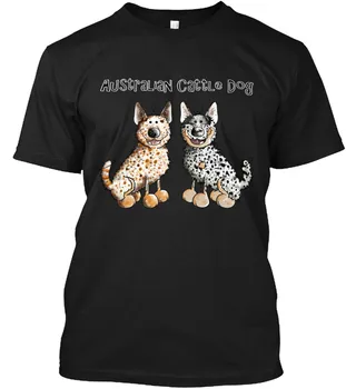 Vtipné Austrálsky Dobytok, Psy Vytlačené T-Shirt Lete Bavlna Krátky Rukáv O-Krku Unisex Tričko Nový S-3XL